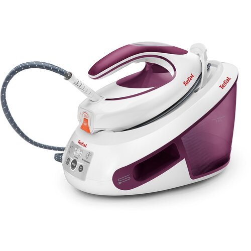 Tefal likalnik SV 8054 Express Anti-Calc Dampfbügelstation, Weiß/Lila Cene