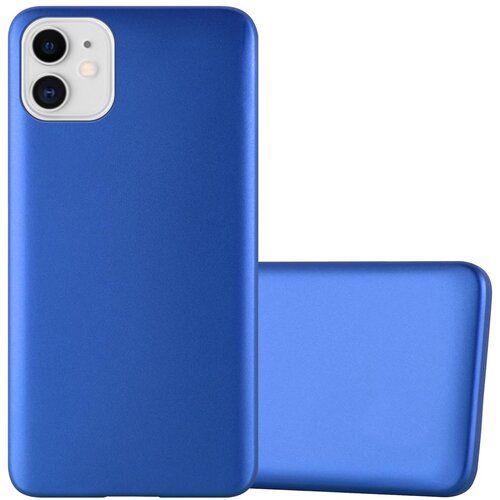 Cadorabo Ohišje, združljiv z Apple v kovinsko modri - zaščitni pokrov, narejen iz fleksibilnega silikona TPU, (20592206) Cene