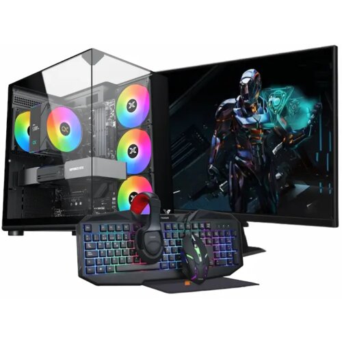 GOSU PC Gaming računalni&scaron;ki komplet SAMURAI LITE A75F RTX56, Ryzen 5 7500F, RTX 5060, 16GB RAM, 1TB SSD, 27" FHD + Oprema, W11P, (5000219591) Cene