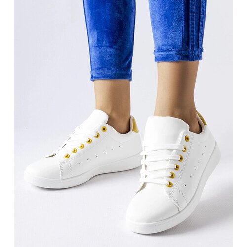 Gemre White sneakers with yellow accents Bushnell Cene