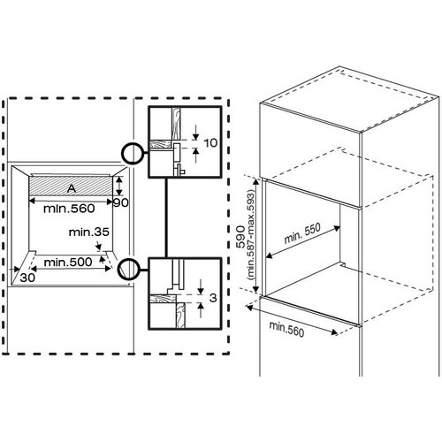 Beko BBIE17300B ugradna rerna Slike