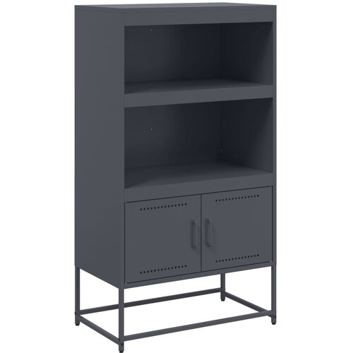 VidaXL Visoka omara antracit 68,5x38,5x123,5 cm jeklo, (21274466) Slike