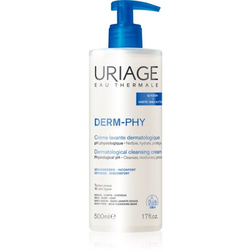 Uriage DERM-PHY Dermatological Cleansing Cream vlažilna krema za prhanje 500 ml Cene