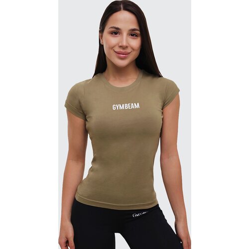 GymBeam ženska Majica Kratkih Rukava FIT Olive 55435 Cene