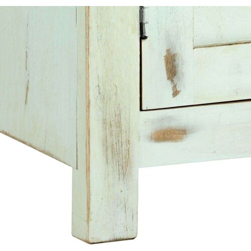 VidaXL Komoda svjetloplava 110 x 35 x 70 cm od masivnog drva manga Slike
