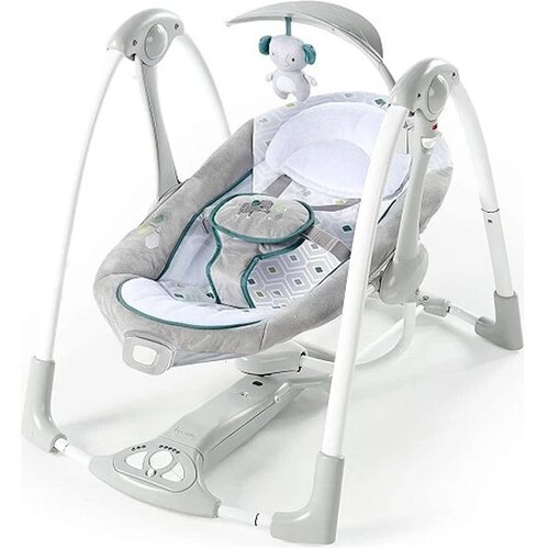 Kids II ljuljaška za bebe convertme Swing-2-Seat nash, 0-9kg Cene