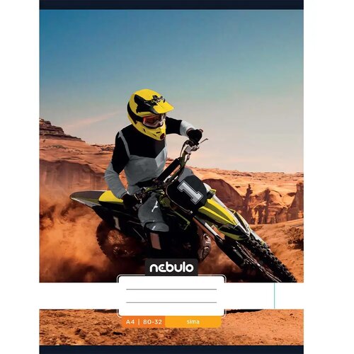 NEBULO Speta gladka zvezek s motivom motokrosa 80-32 A/4 Cene