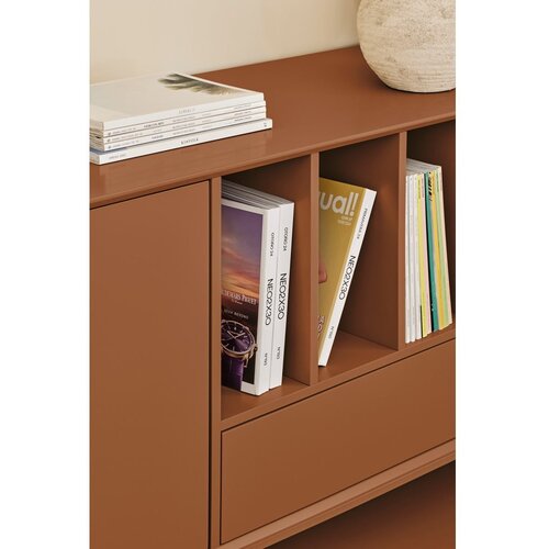 Teulat Opečnato oranžna komoda 220x98x45 cm Platt &amp;ndash; Slike