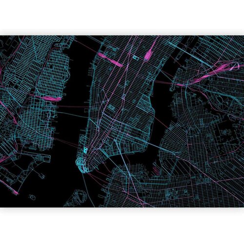 Artgeist Fototapeta Blue Manhattan, 450x315cm Slike