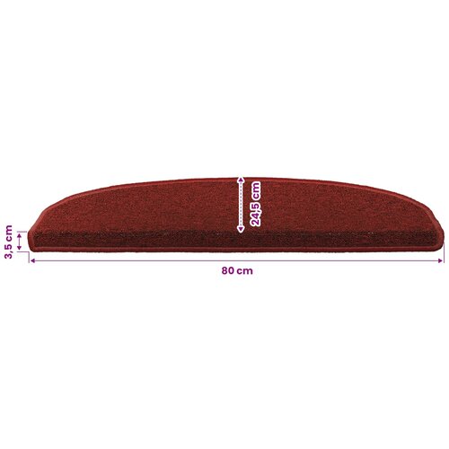  Samoljepljivi stepenasti ulo&amp;scaron;ci 15 pcs Bordeaux Crvena Slike