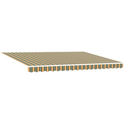  Okvir tende Zelena i žuta 450 &amp;times; 300 cm Poliester s PU premazom Slike