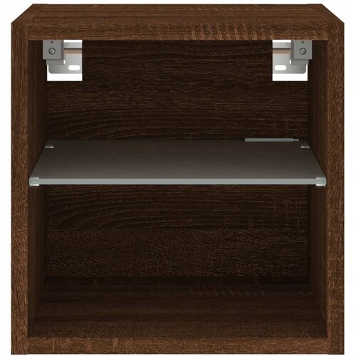  Zidni TV ormarić s LED svjetlima boja hrasta 30 x 28,5 x 30 cm Slike