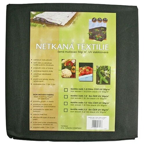 Greeny Crni Netkani Pokrivač od Koprene 1,6x10m, 50g/m2 Cene