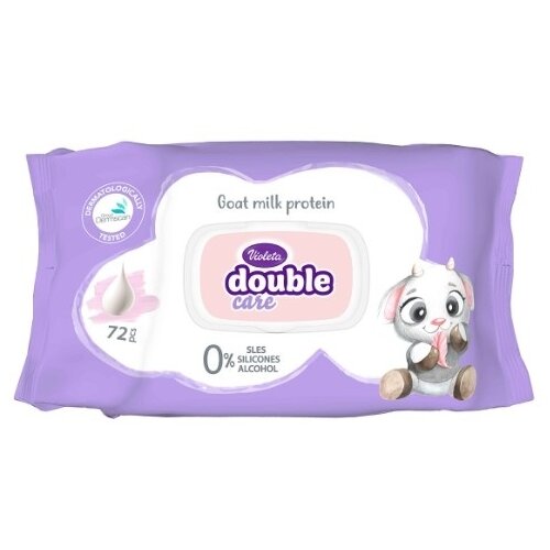 Violeta Baby vlažne maramice 72/1 Soft Care s proteinima kozjeg mlijeka Cene