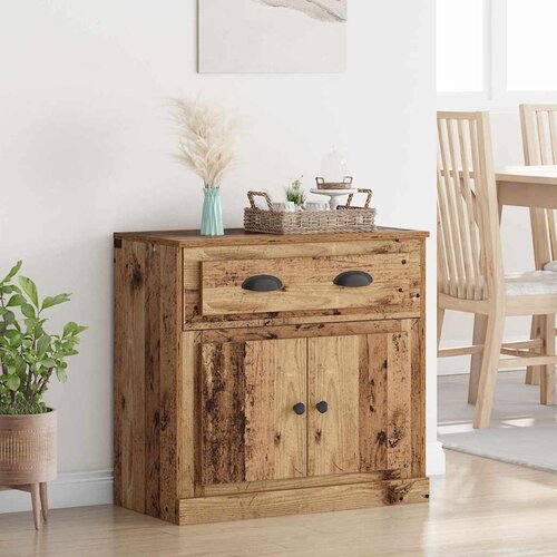 vidaXL Visok predalnik Star les 70 x 35,5 x 67,5 cm Konstruiran les Cene
