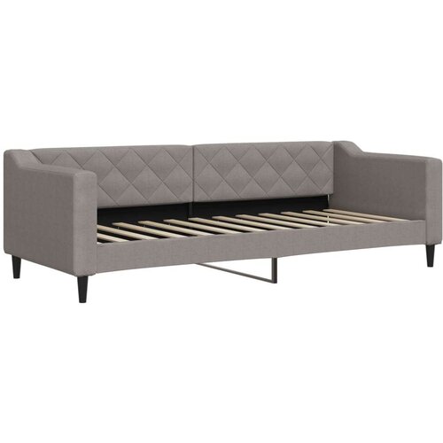 Dnevni krevet smeđesivi 80 x 200 cm od tkanine Slike