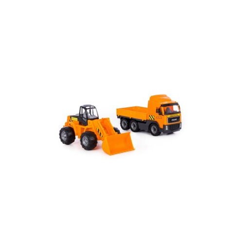 Polesie Veliki Kamion za decu sa spu&amp;scaron;tenom stranom i utovarivač PowerTruck ( SW11992 ) Slike
