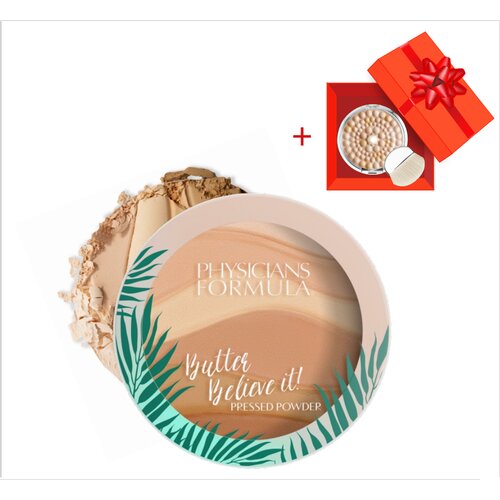 Physicians Formula Butter Believe It Puder u kamenu, 11 g, Creamy Natural + Mineral Glow Pearls Bronzer, Translucent Cene