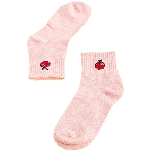 TRENDI Children's socks pink apple
