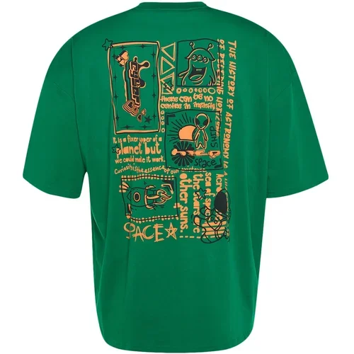 Trendyol T-Shirt - Green - Oversize