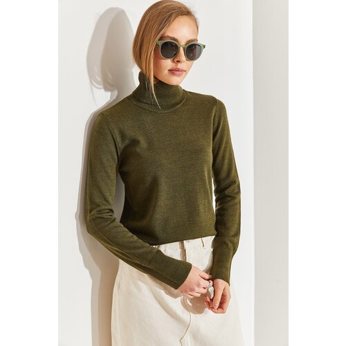 Bianco Lucci Women's Turtleneck Knitwear Sweater Slike