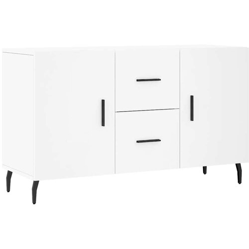  Komoda bijela 100x36x60 cm od konstruiranog drva Slike