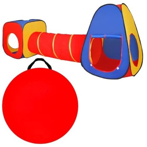 Kruzzel otro&amp;scaron;ki igralni &amp;scaron;otor 3v1 s tunelom 28x94x70 cm Slike