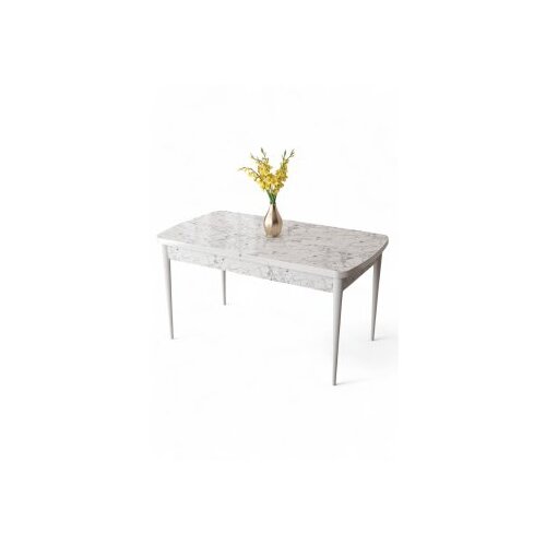 Hanah home Trpezarijski sto Zen White Marble White Slike