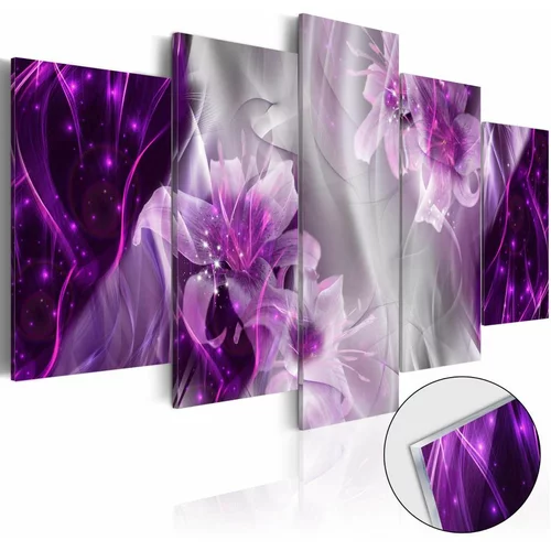  Slika na akrilnom staklu - Purple Utopia [Glass] 100x50