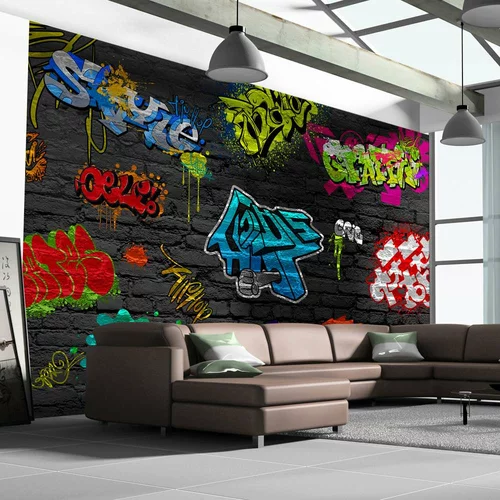  tapeta - Graffiti wall 350x245