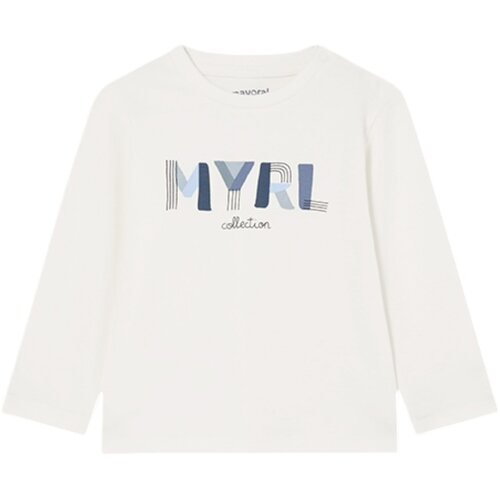 Mayoral majica z dolgimi rokavi cream Cene
