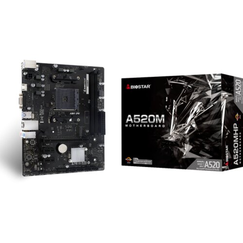 Biostar MB A520MHP, mATX, Soc AM4, DDR4, M.2, GbE LAN, HDMI, VGA Cijene