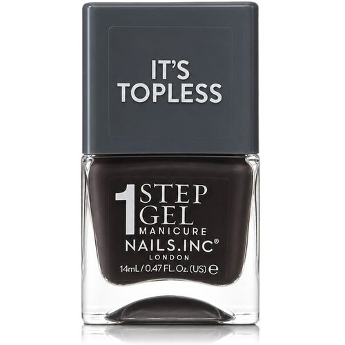 Nails Inc. It&amp;rsquo;s Topless 1 Step Gel Nail Polish (Emily) 14 ml Slike