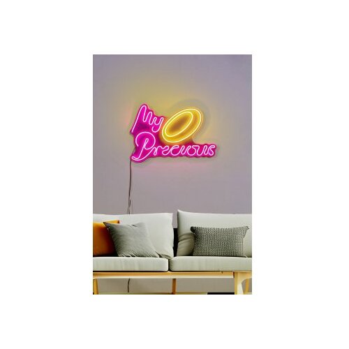 WALLXPERT dekorativna plastična led rasveta my precious pink yellow Slike