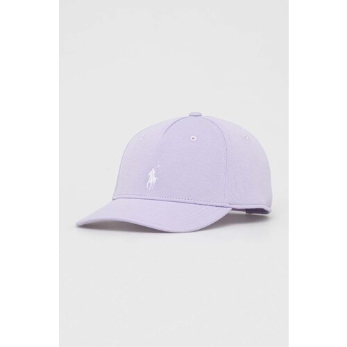 Polo Ralph Lauren Kapa s &amp;scaron;iltom vijolična barva Slike