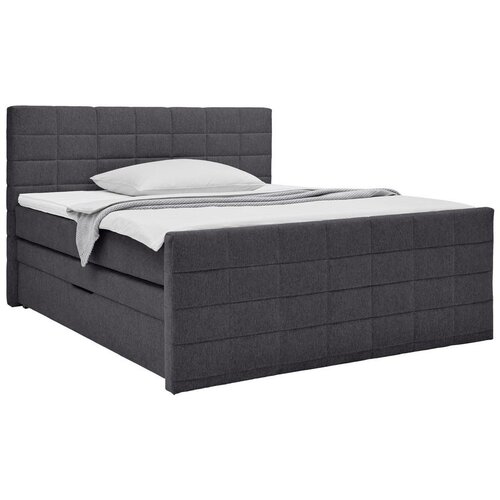 M&amp;ouml;max Postelja Boxspring Damon, Črna, 180x200 Slike