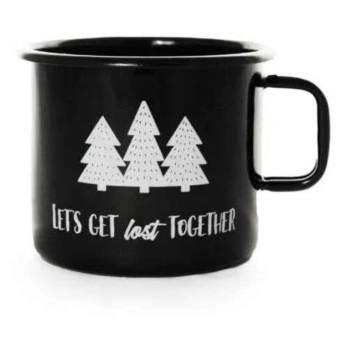 Cuckoo Cups EMAJLIRAN LONČEK &amp;lsquo;LET&amp;rsquo;S GET LOST TOGETHER&amp;rsquo; BLACK Slike