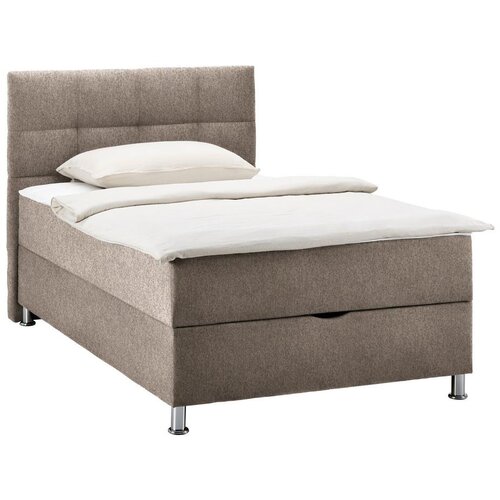 Mömax Postelja Boxspring Oviedo, Barva Kapučina,140x200 Cene