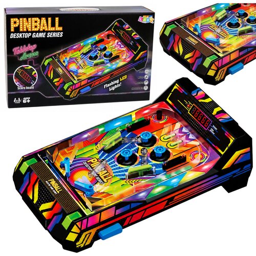  Tabletop Pinball Game Electronic Pinball Machine With LED Point Counter Sounds Cene