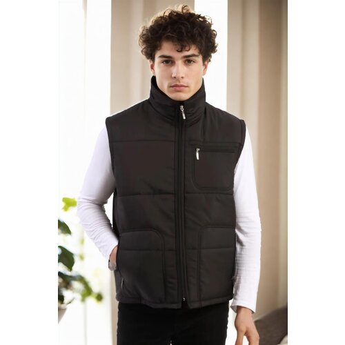 Dewberry 84478 Classic Mens Vest-BLACK Slike