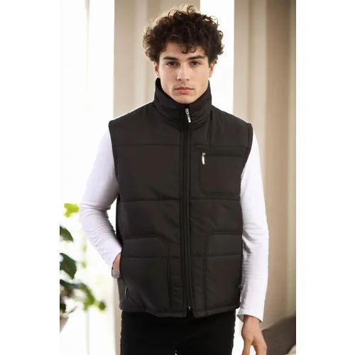 Dewberry 84478 Classic Mens Vest-BLACK