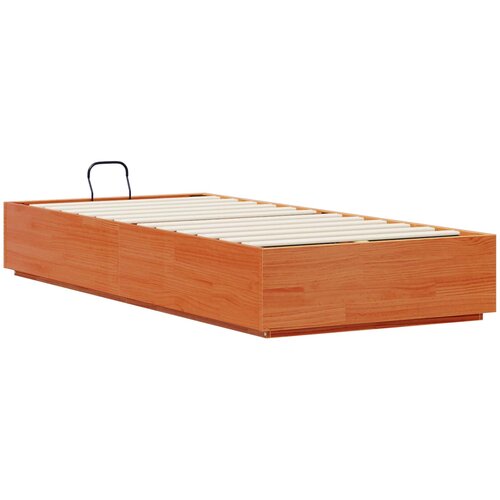  Otomanski krevet Vosak Smeđa 90 x 190 cm Masivna borovina Slike
