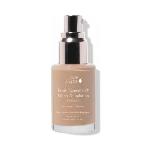 100% Pure fruit pigmented full coverage water foundation - toplo 5.0