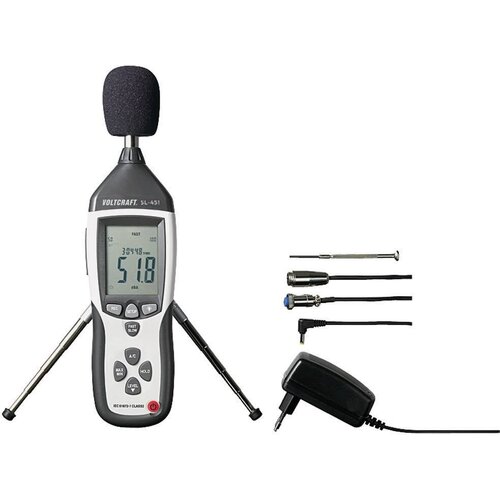 Voltcraft SL-451 merilnik glasnosti\, merilnik hrupa 31.5 Hz - 8 kHz, (20634248) Slike