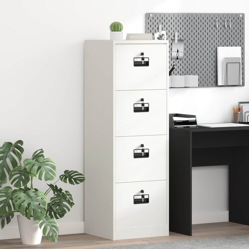 Kabinet za datoteke s ladicama Bijelo 45,5 x 42 x 139 cm Slike