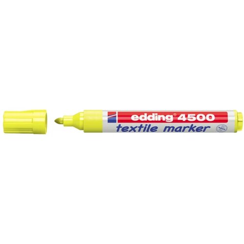 Edding vodootporni marker t-shirt E-4500 2-3mm limun žuta Slike