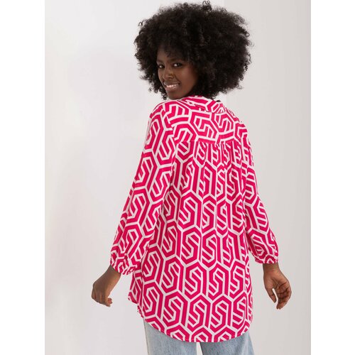 Fashion Hunters sublevel fuchsia viscose shirt blouse Slike