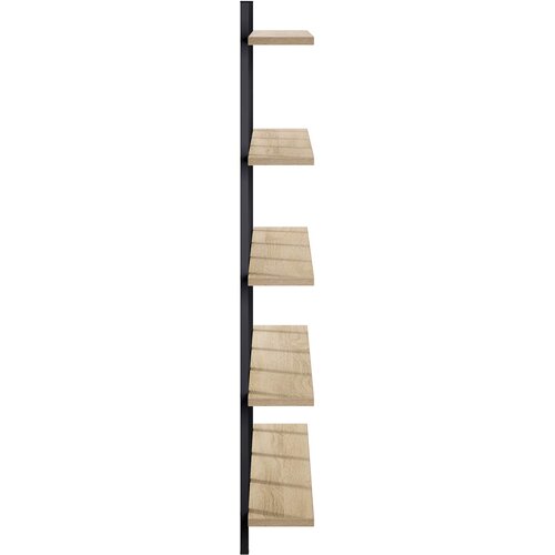  Zidna polica Hrast sonoma 102 x 13.5 x 102 cm Konstruirano drvo Slike