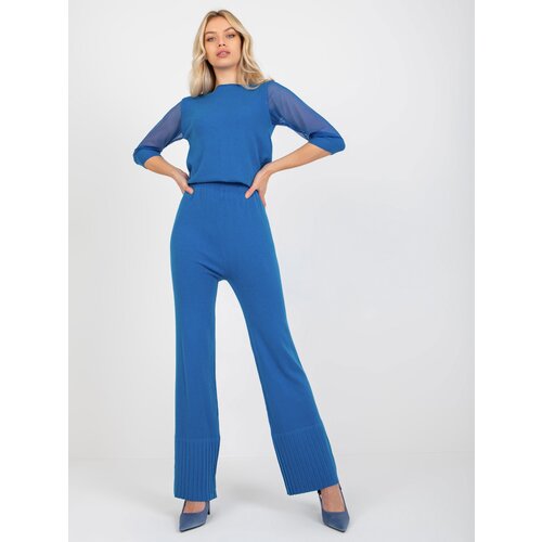 COCO ANGELO Trousers-VI-SP-20284.08P-dark blue Slike
