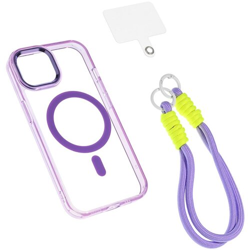  Maska za iPhone 15 6.1 Magsafe Loop, Ljubičasta Cene